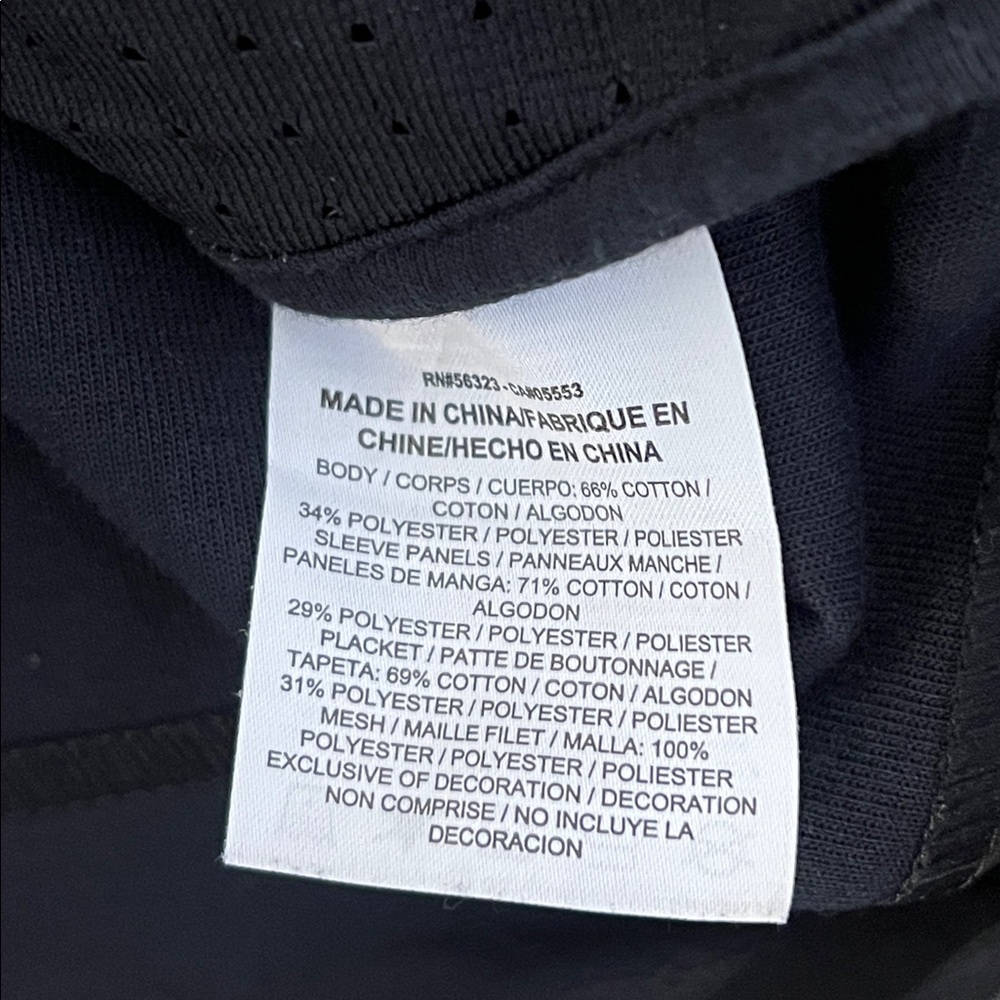 Nike Midnight Black Zip-Up Athletic Jacket Size Small - Picture 8 of 9